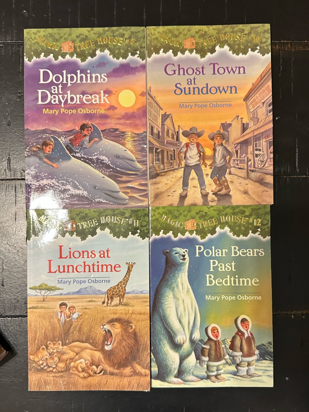 BUNDLE & SAVE! Magic Tree House Paperbacks 4-Book Lot (Books 9-12)